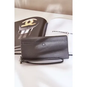 Velká Dámská Peněženka S Ražbou Eko Kůže Šedá Martiel Velikost: Univerzální