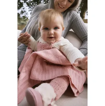 Dětská deka Kojenecká deka Mayoral Newborn 9942 9942.2F.Newborn.9BYA růžová 34X, vel. ONE SIZE