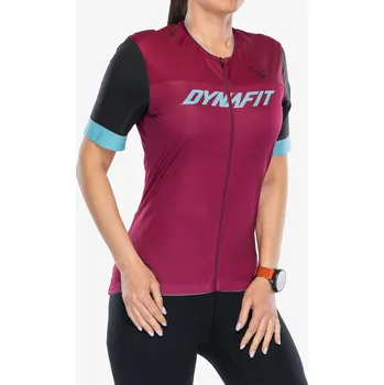 Dámské tričko Dámský cyklistický tričko Dynafit Ride Light Full Zip - beet