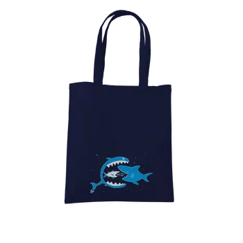 Nákupní taška Bastard Rybky taška French Navy