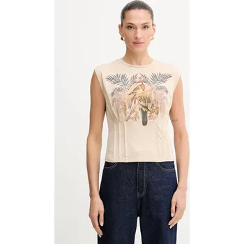 Top Guess PARAKEET W5YI33.K49A1 béžová 80X, vel. L