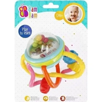 Hračka pro kojence HRAČKA PRO MIMINKO VÝBAVIČKA CHRASTÍTKO LABYRINT BAM BAM DÁREK K SVÁTKŮM