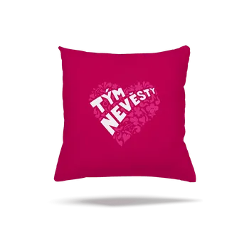 Polštář Bastard Tým nevěsty polštář Fuchsia Pink