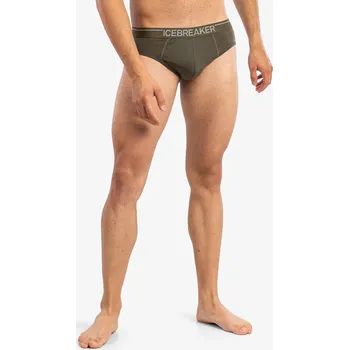 Pánské termo spodky Funkční slipy Icebreaker Anatomica Briefs - loden