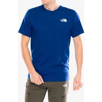 Bavlněné tričko The North Face S/S Redbox Tee - estate blue/tnf white