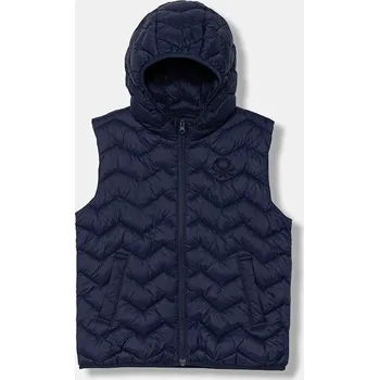 Chlapecká vesta Dětská vesta United Colors of Benetton 2TWDCJ00R.G.Reprop.9BYA námořnická modř 59X, vel. 120