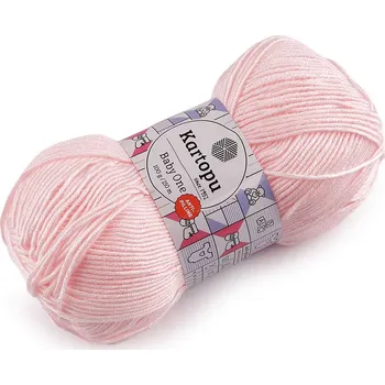Příze Pletací příze Baby One 100 g - 2 (255) růžová nejsv.