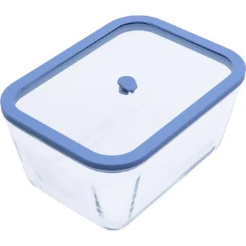 Dóza na potraviny STATUS Viva 131108 Skleněná vakuová dóza 2,6 l modrá