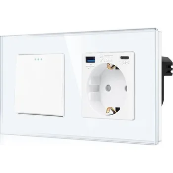 Sada nářadí Zásuvka CNBINGO Schuko s vypínačem