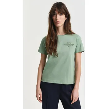 TRIČKO GANT REG TONAL SHIELD SS T-SHIRT KALAMATA GREEN