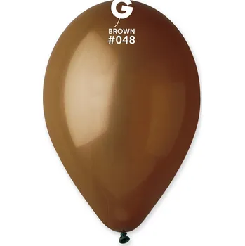 Balónek OB Balónky G90/48 hnědé 10 ks