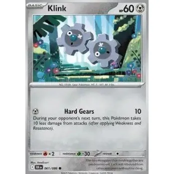 Sběratelská karetní hra Pokémon BLK 061/086 Klink - Black Bolt Stav: Near Mint, Verze: NORMAL