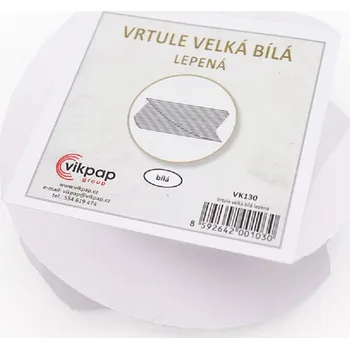 Vikpap VK130 - vrtule velká, bílá, 9 × 9 × 4,5 cm, 500 listů