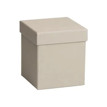 Balící papír Dárková krabička světle šedá