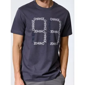 Sinsay - Tričko s krátkým rukávem - námořnická modrá - 567EY-95X - 567EY-95X-M