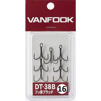 Rybářský háček Vanfook Trojháčky DT-38B Počet kusů: 7ks, Velikost háčku: #16