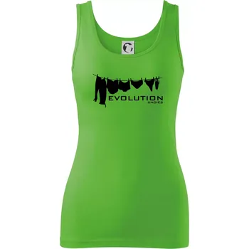 Dámské tričko Evoluce spodního prádla - Dámské tílko - L ( Apple Green )