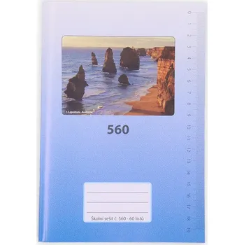 Sešit Sešit A5 čistý 60l. 560