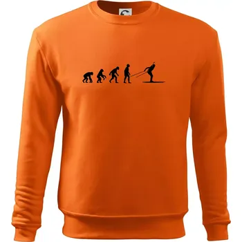 Pánská mikina Biathlon Evoluce Běh - Mikina Essential pánská - 3XL ( Oranžová )