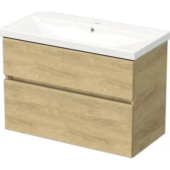 Koupelnový nábytek Koupelnová skříňka s umyvadlem DAXX 90 cm dub světlý DA 90 2Z H3730