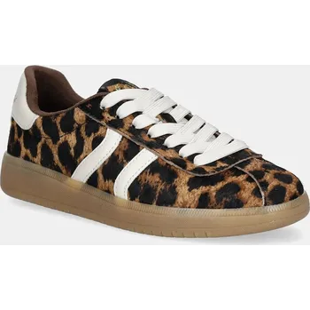 Dámské tenisky Kožené tenisky Aldo CHICSNEAKER dámské, hnědá barva, 14030364 14030364.CHICSNEAKER 88X, EUR 39