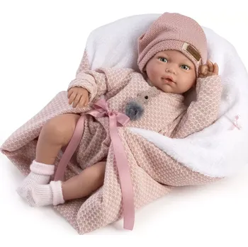 Panenka Guca Blanca – realistická panenka miminko se zvuky a měkkým látkovým tělem 38 cm