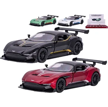 Dětské zboží Kinsmart Kovový model auta Kinsmart Aston Martin Vulcan Livery - 13 cm - na zpětný chod