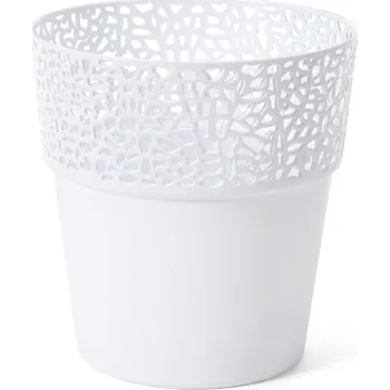 Obal na květináč Obal na květník ROSA plastový d13x14cm