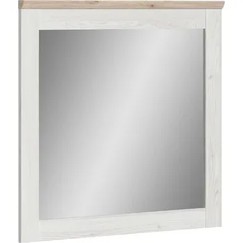 Zrcadlo Zrcadlo Romance - Black Red White - BRW Modřín Sibiu Světlý / Dub San Remo Světlý 96x91.5 cm