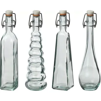 Placatka Láhev s obloučkovým uzávěrem Gastro 120 ml, zelená, různé druhy