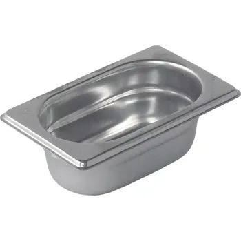 Dóza na potraviny Nerezová gastronádoba Pujadas FIRST GN 1/9, výška 100 mm
