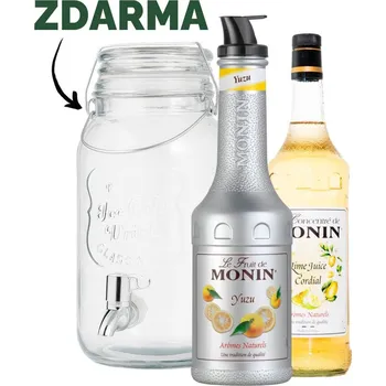 Sirup Dispenzer 4 l ZDARMA k sadě na yuzu limonádu MONIN