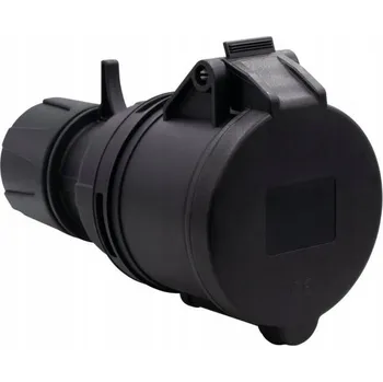 Elektrická zásuvka Elektrická Zásuvka hermetická Bemis černá