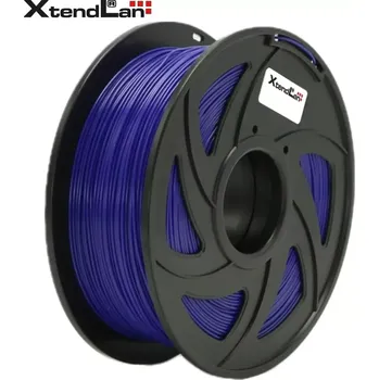 3D tisk XtendLAN PETG filament 1,75mm průhledný fialový 1kg 3DF-PETG1.75-TPL 1kg