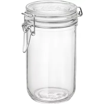 Sklenice Zavařovací sklenice Bormioli Rocco Fido 750 ml, rovná, s patentním obloučkovým uzávěrem