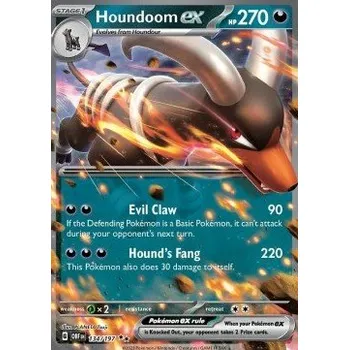 Karetní hra Pokémon OBF 134/197 Houndoom ex - Obsidian Flames