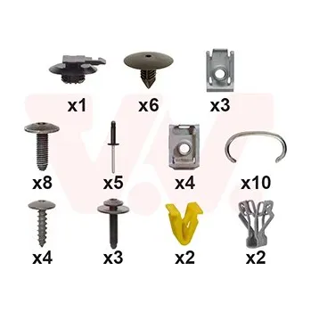 Nárazník Montážní sada, nárazník VAN WEZEL 3396794