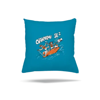 Polštář Bastard Cvakneme se polštář Blue Turquoise