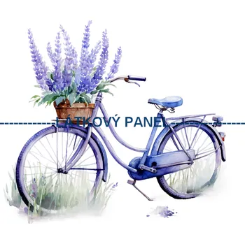 Látkový panel - Levandule - LE-81 Velikost: 15x15cm, Materiál: Kočárkovina