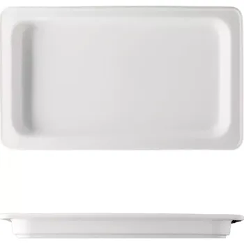 Dóza na potraviny Porcelánová gastronádoba GN 1/3 G. Benedikt 32x17,3 cm, bílá