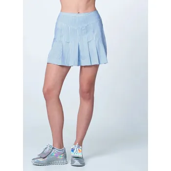 Dámská sukně LuckyInLove W sukně Linen Stripe - modrá: Dámské L