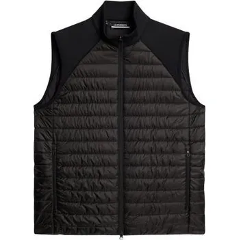 Pánské oblečení J.Lindeberg vesta Hayden Quilt - černá: Pánské L