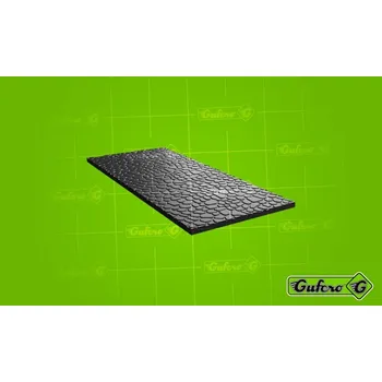 Koberec Pryžový koberec S 15 ORANGE PEEL černá - 3 x 1200 x 10000