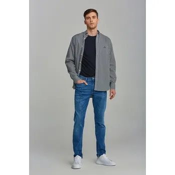 Pánské džíny DŽÍNY GANT EXTRA SLIM ACTIVE RECOVER JEANS MID BLUE BROKEN IN