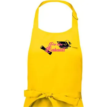 Kuchyňská zástěra Pro tebe Bakalář - Dámská zástěra na vaření - Univerzální velikost ( Žlutá )
