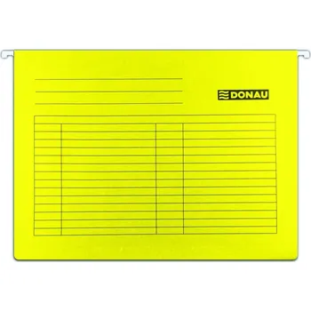 Donau - Závěsná mapa - A4 - žlutá