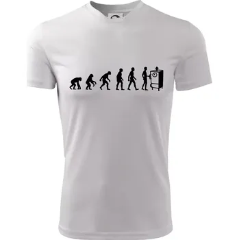 Evoluce udírna - Dětské triko sportovní (dresovina) - 158 cm/12 let ( Bílá )