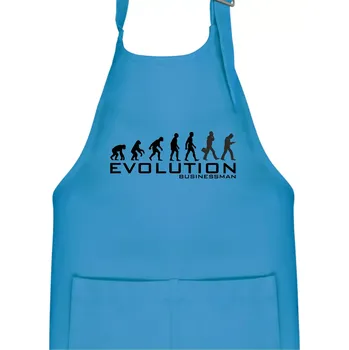 Kuchyňská zástěra Evoluce Businessman - Dětská zástěra na vaření - Univerzální velikost ( Světlý tyrkys )