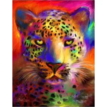 Vikpap RAS20874 - malování podle čísel, plátno 20 × 30 cm - Nezkrotný duch džungle