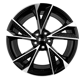 Alu kolo Alu kola MAM FELGEN RS6 BLACK FRONT POLISH 7x16" 5x100 ET38 634